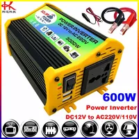 600W Car Converter Power Inverter 12v 110v 220v 230v Solar Voltage Inversor Charge Transformer DC  220 V 110 V 60Hz INVERT Q1B