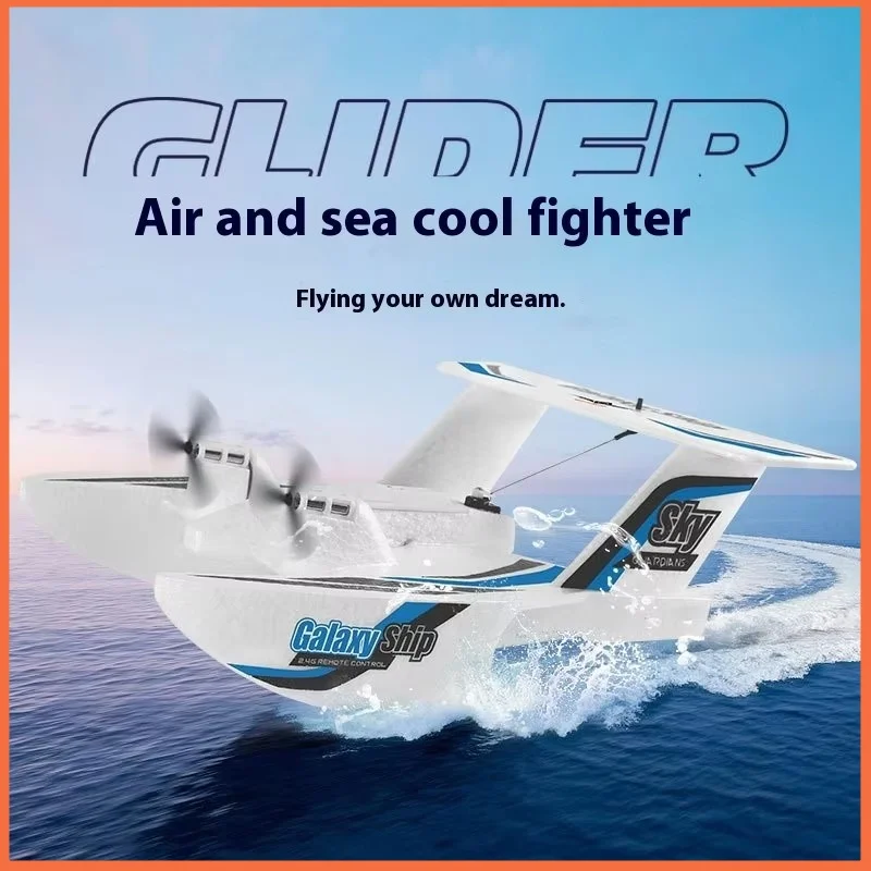 

2024 New Rc Z62 Glider 2.4g Radio Control Aircraft Sea And Air Rc Plane Epp Foam Water Land Flying Airplane Toys Gift For Boys