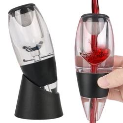 Quick Sobering For Bar Party Kitchen Wine Decanter Pourer With Filter and Base Professional Red Wine Whisky Aerator Dispenser