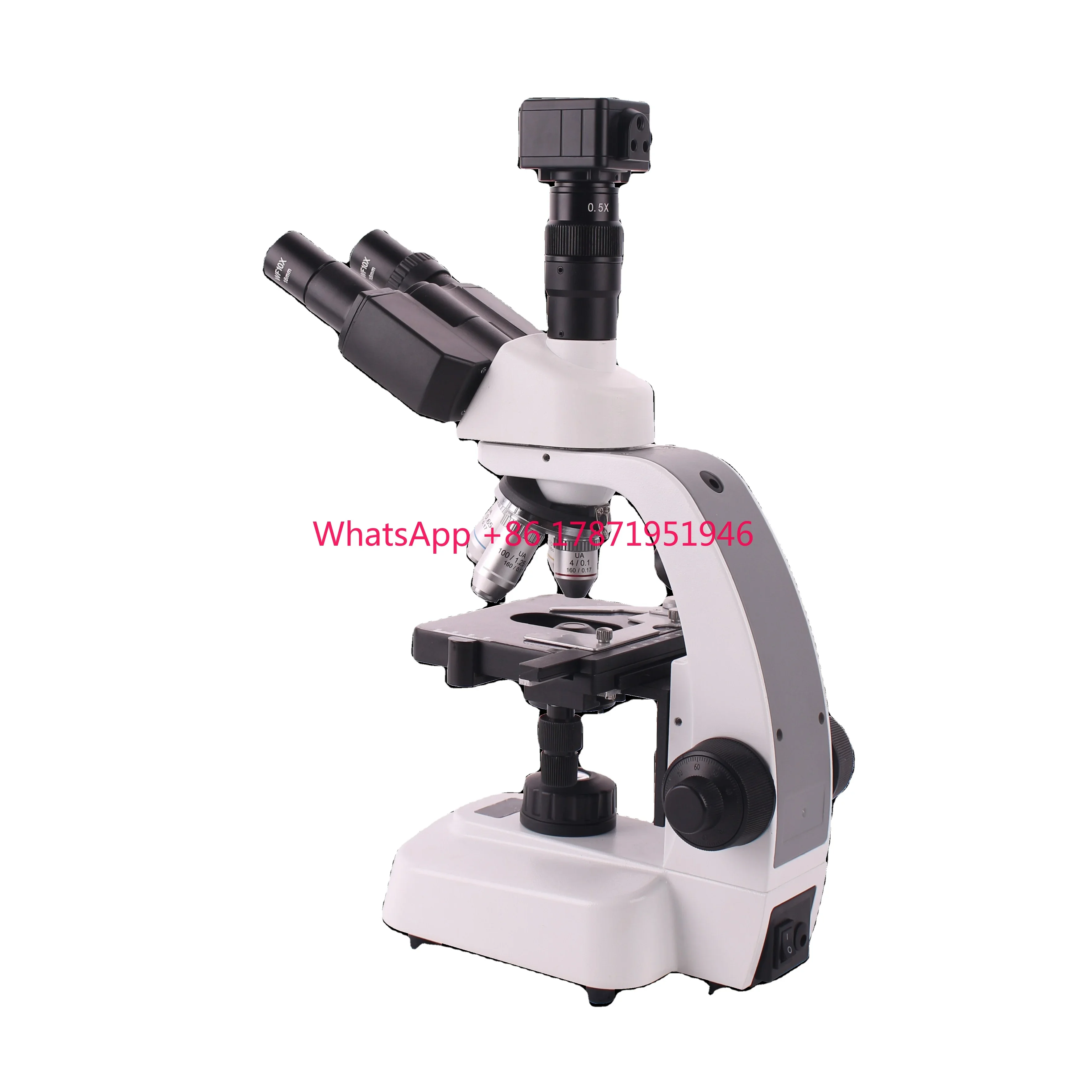 

BMC50-A3 40X-1000X Portable LCD Screen Student Kids Educational Light Digital Trinocular Biological Microscope for Sale