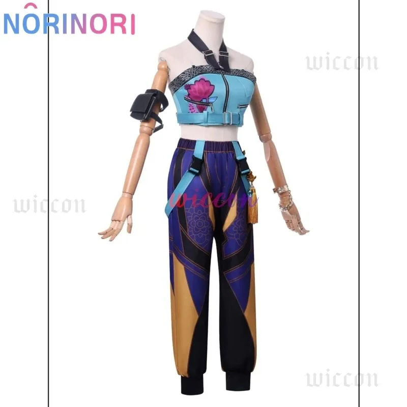 

Cy2025 Demon Huntrix Zoey Cosplay KPOP Girls Group Stage Hunters Cosplay Colorful Uniform Halloween Party Sexy Outfit for Woman