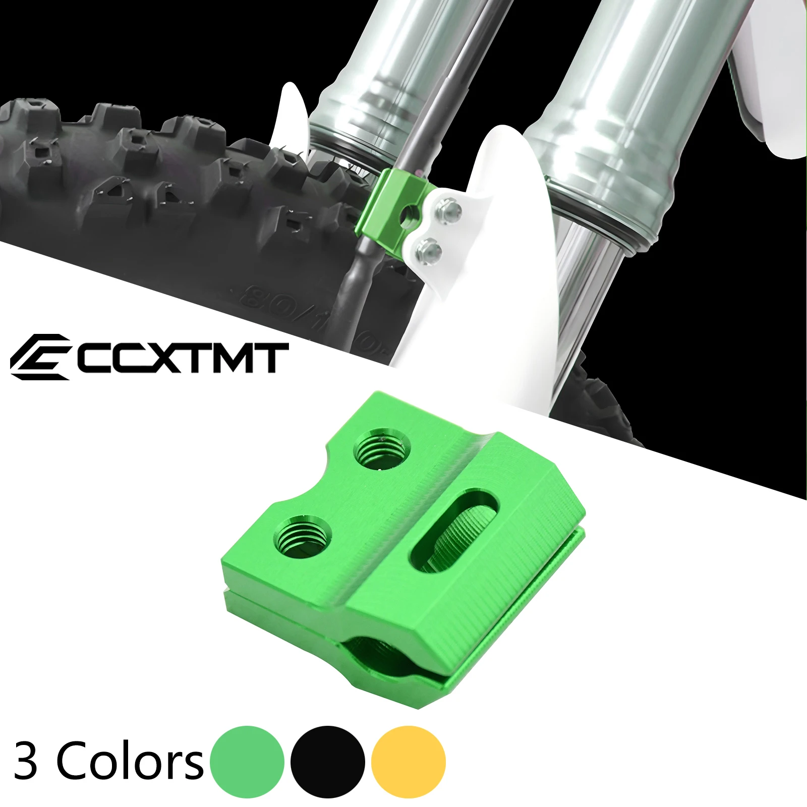 

CNC Hose Cable Holder Front Brake Line Clamp For Kawasaki KX 65 80 85 100 125 250 KX250F KX450F KX250X KX450X For Suzuki RMZ250