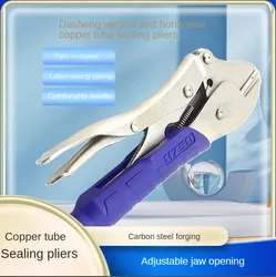 Copper Pipe Sealing Pliers WK-201b Refrigerator Air Conditioner Maintenance Sealing Pliers Installation and Maintenance Sealing