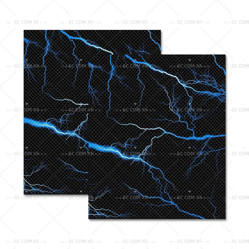 2Pcs/set Lightning Pattern Handlebar Stickers, Waterproof Anti-Slip Vinyl Decals for Universal Bike Scooter Modification