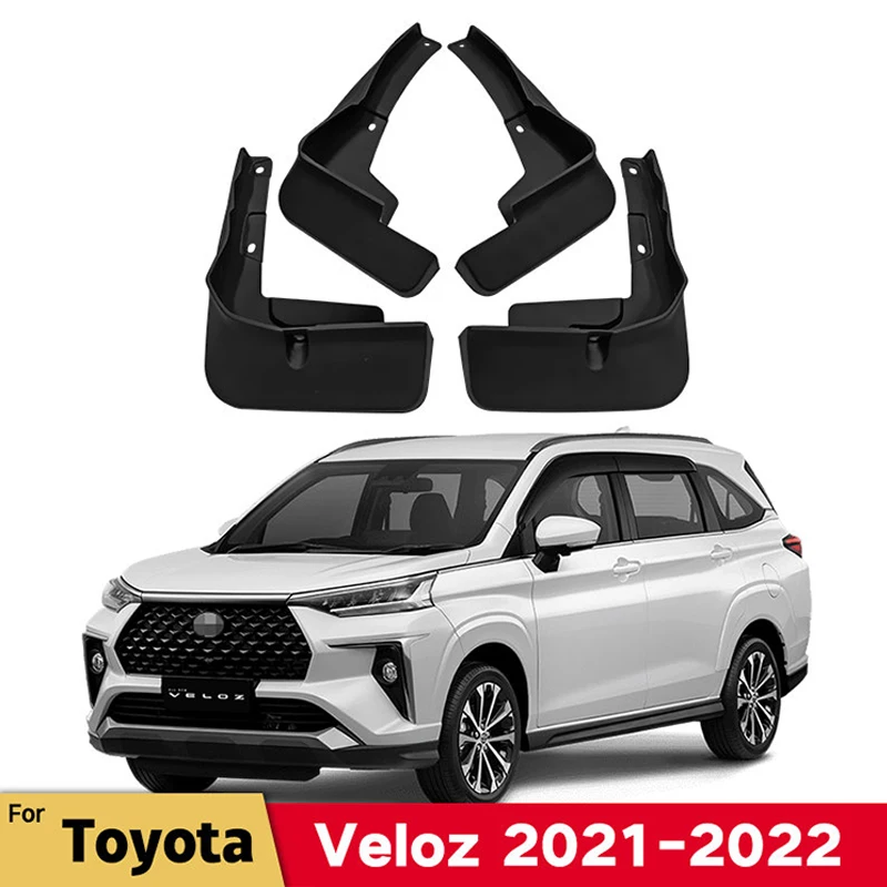 

Car Fender Mud Flaps For Toyota Veloz 2021 2022 Splash Guards MudFlaps Front Rear Mudguards Auto Accessories