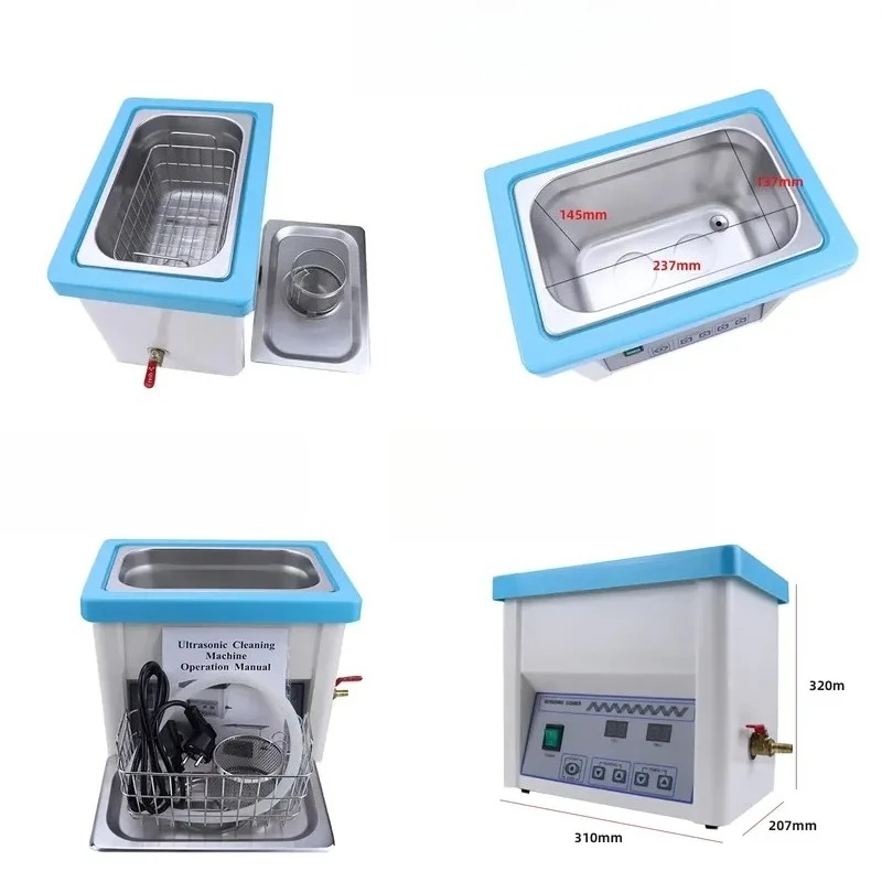 5L Large Capacity Glass Cleaner for Ultrasonic Cleaning Machine High Quality Solution for Water Braces and Dentures