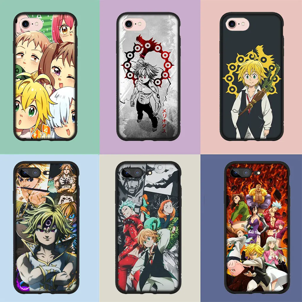 Seven Deadly Sins Meliodas Soft Cover Phone Casing for Apple iPhone 16 15 14 13 12 11 Pro Max 6 6s Plus + SE 16+ Case