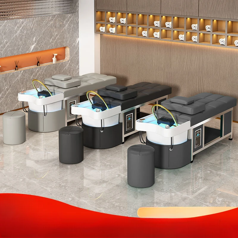 السيراميك رئيس سبا كرسي شامبو الشمال الفاخرة دش تدليك الشامبو السرير بيئة العمل الراحة صالون الأثاث سيلا Peluqueria