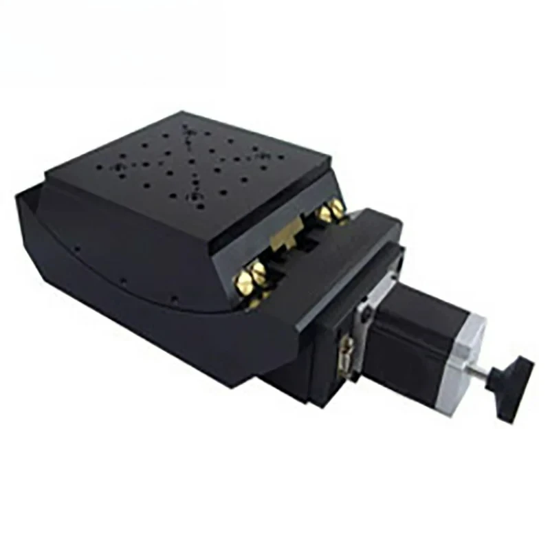GD304 Motorized Goniometer Stage, ±15° Precision Angular Positioning Platform with Worm Gear Drive