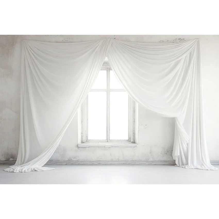 Mehofond White Curtain Backdrops Wedding Bridal Shower Pregnancy Photo Portrait Photography Background Photobooth Photocall Prop