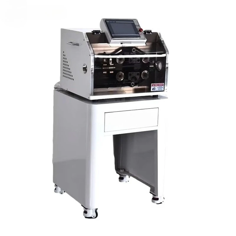 Automatic Small Corrugated Pipe Cut Splitting Process Tool Corrugated Tube Conduit Pipe Cutting Machine