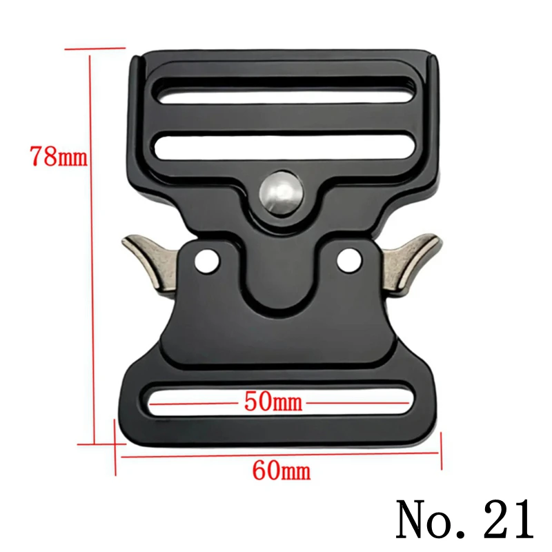 25/32/38/50/52mm Taktische Gürtelschnalle Schnellverschluss Zubehör Metall-Verschluss für Herrengürtel Taschen Ersatzschnalle DIY Gürtel Tasche