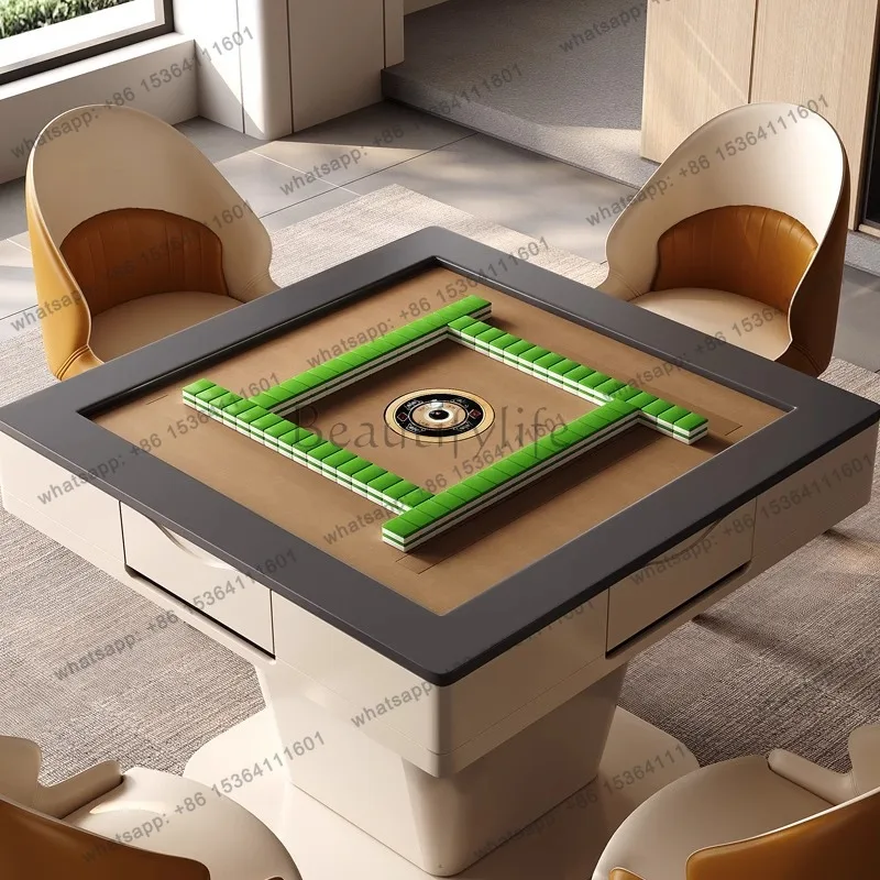 

yj9 Multifunctional lifting coffee table rock slab electric automatic mahjong table integrated