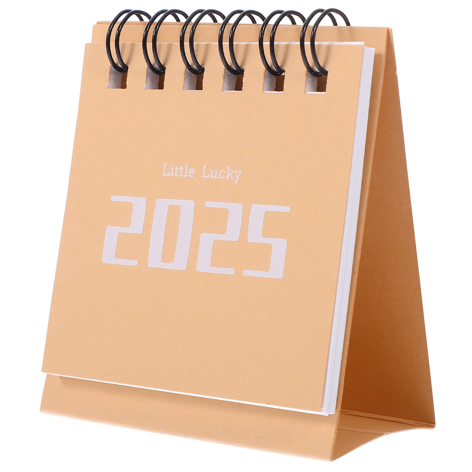 Adorable Mini Desk Calendar 2025 Small Office Calendar Paper Modern Standing Table Desk Decor Calendars Desktop Decor