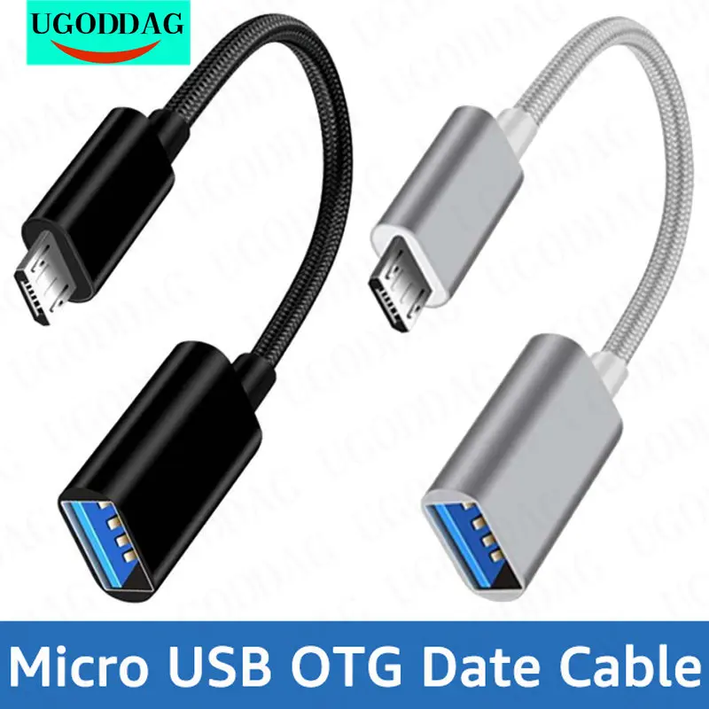 Micro USB kabel USB Micro USB 2.0 żeński konwerter dla Samsung Xiaomi U dysk mysz klawiatura Adapter OTG