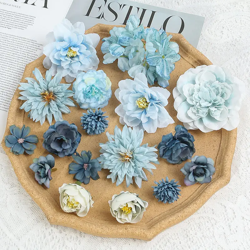 Rose Künstliche Blumen Set Pfingstrose Gefälschte Blumen Für Wohnkultur Hochzeit Ehe Dekorationen Ornamente Bouquet Girlande Zubehör – Detail 1