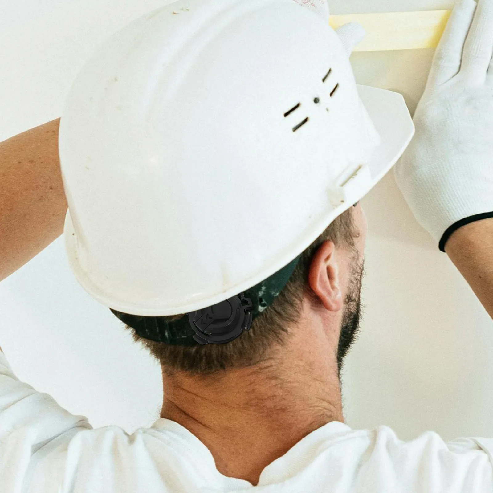 

8 Pieces Safety Hat Accessories Shield Fastener Lock Visor Clip Plastic Motorcycle Attachments Black Color Fit Most