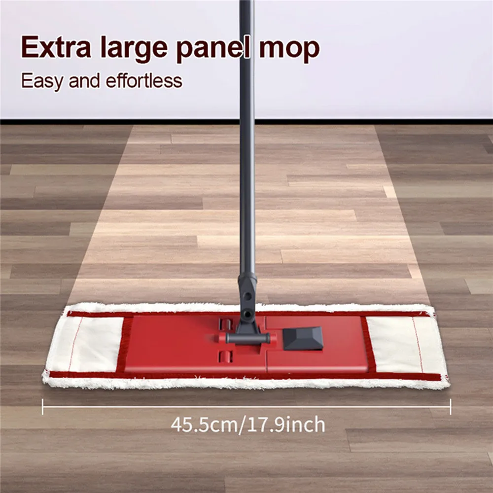 Pano de esfregão molhado e seco reutilizado, Super Absorvente, Lavável na máquina, Substituição plana do esfregão, 3pcs