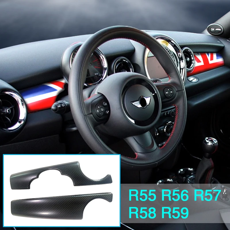 

Car Dashboard Modification Cover Center Control Decoration Parts Sticker For BMW MINI Cooper R55 R56 R57 R58 R59 Car Accessories