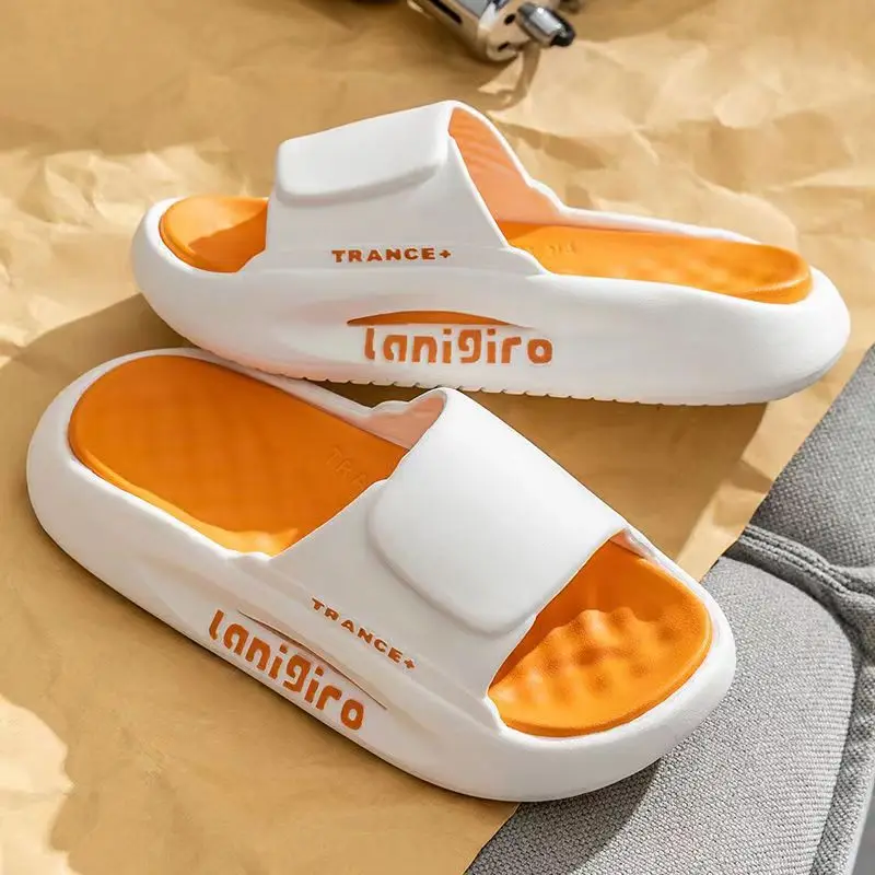 

Women's Summer Slippers - Non-Slip Bathroom Sandals for Indoor/Outdoor, Soft Sole Cute Home Slides for Couples