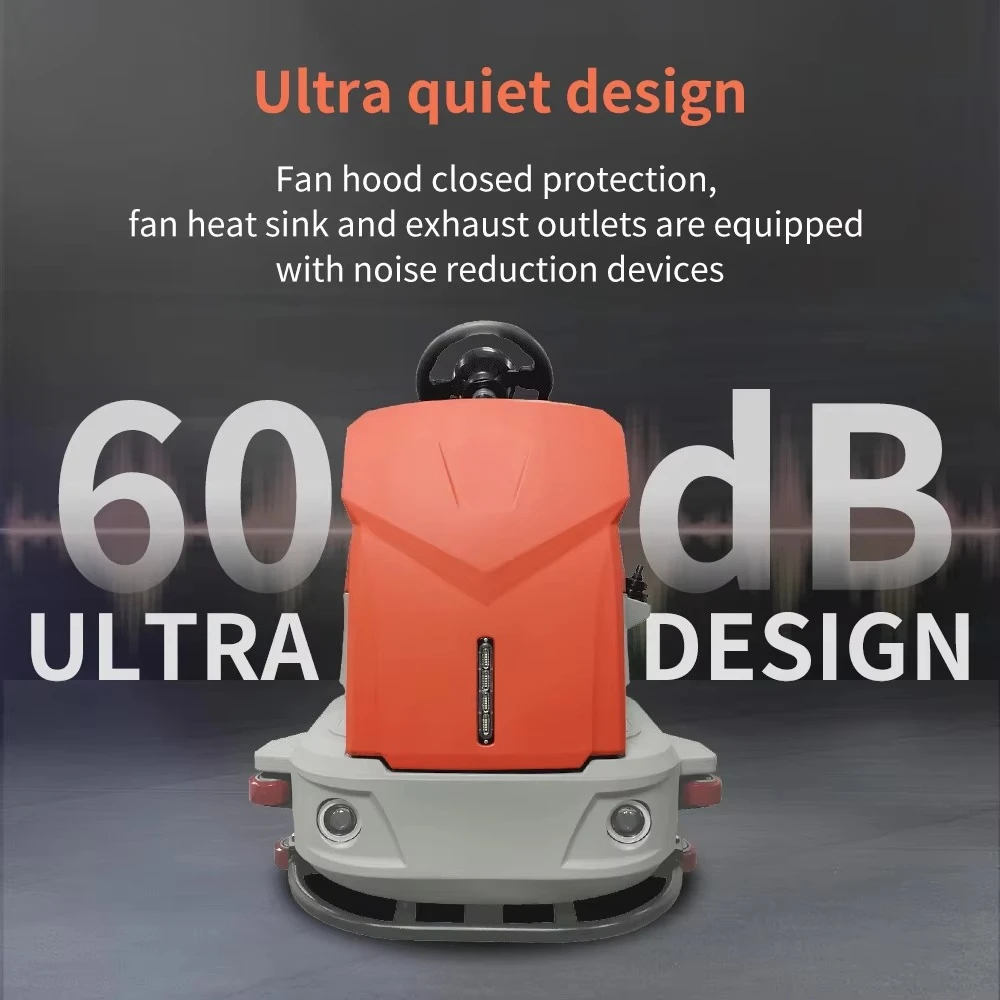 Новая электрическая двойная щетка-скруббер высокого давления, промышленное оборудование для чистки пола, промышленная стиральная машина