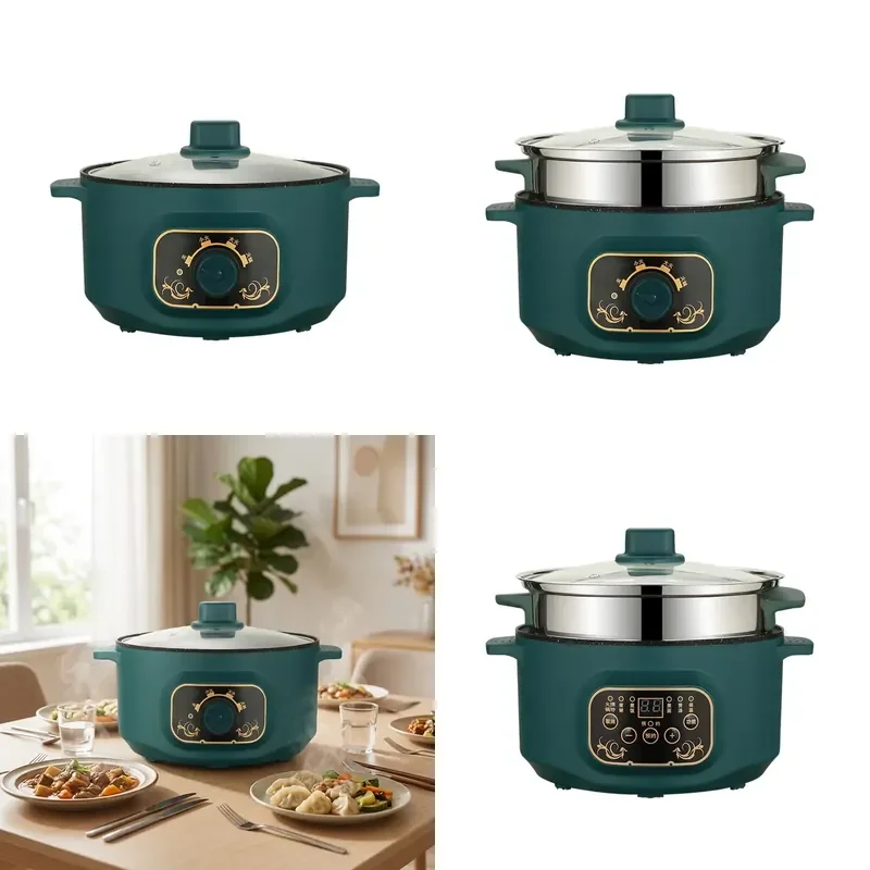 Simple Knob Control Electric Cooker Multifunctional Mechanical Steamer