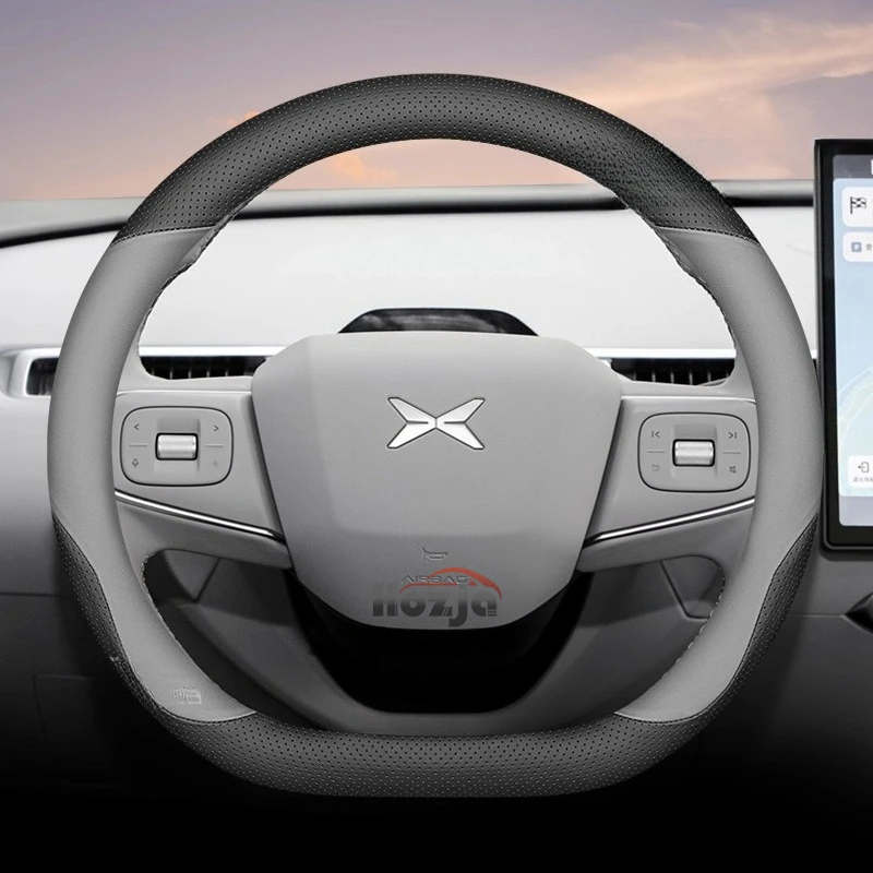 

Leather Car Steering Wheel Cover for Xpeng MONA M03 2025 gift