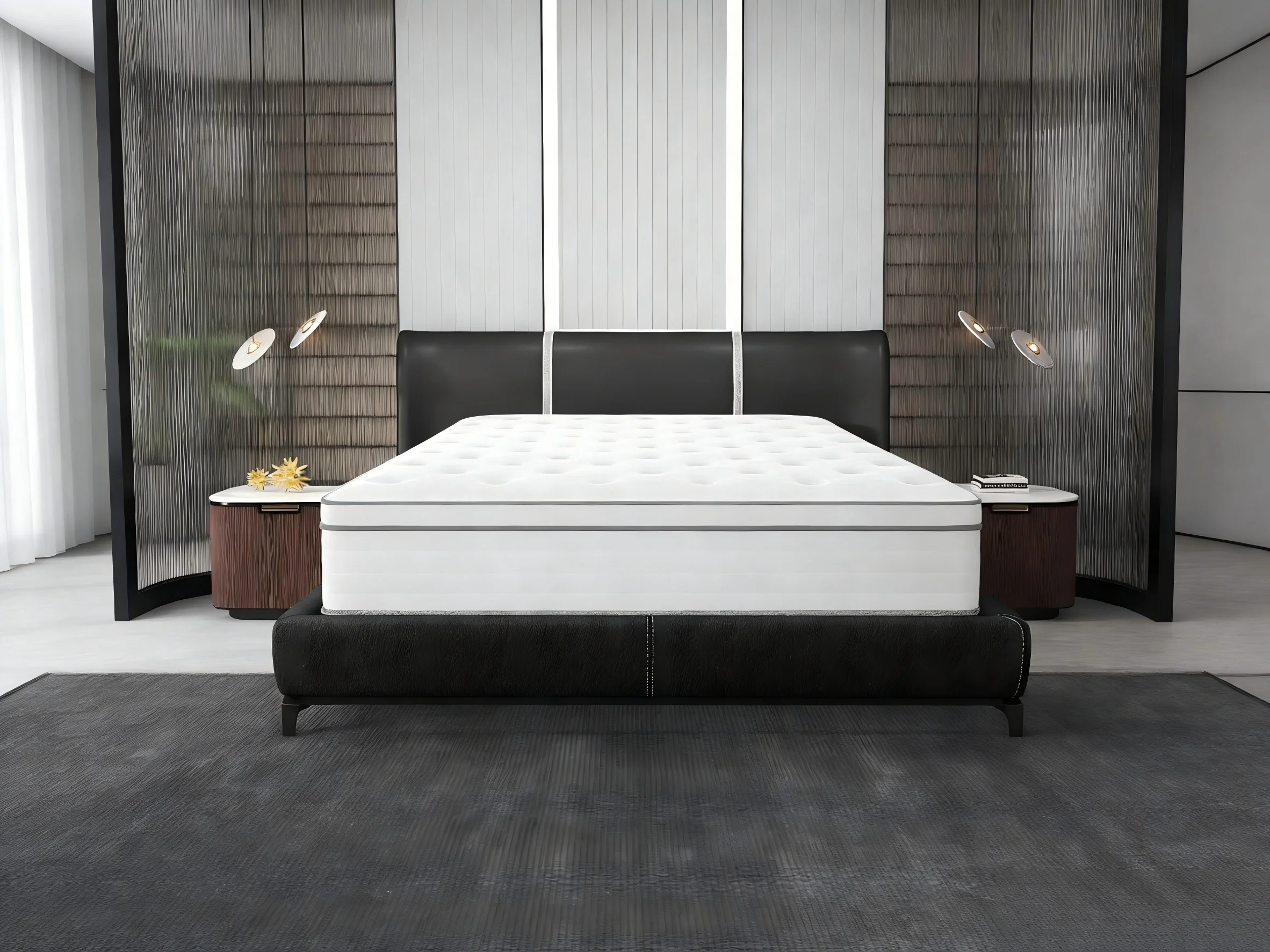14/12/10 inch Firm King/Full/Twin/Queen Mattress- Pain-Relieving Hybrid Mattress for Extra Lumbar & Hip Support image 5