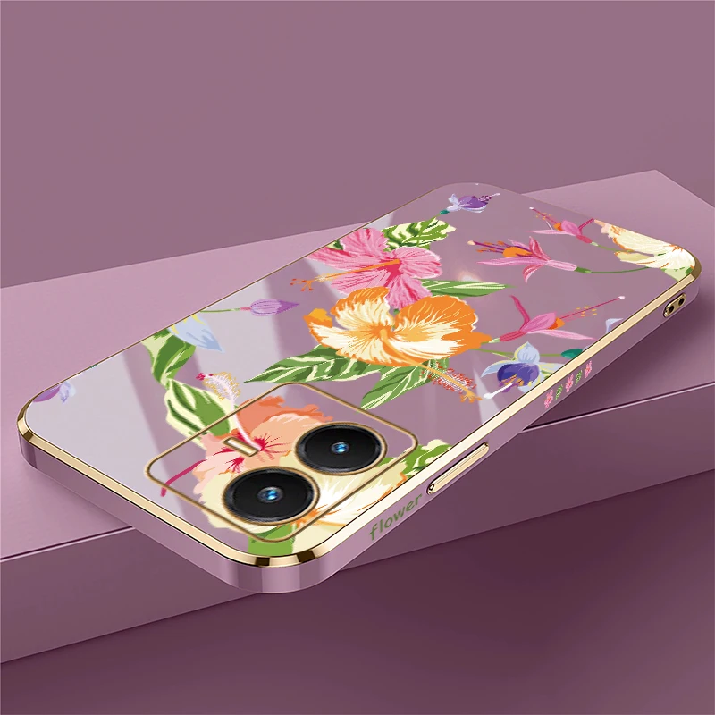 حافظة لهاتف Vivo Y20i Y20A Y20G Y20 2021 Y21 Y21E Y21S Y21A Y18 Y17S Y16 غطاء زهور من السيليكون المقاوم للصدمات #2