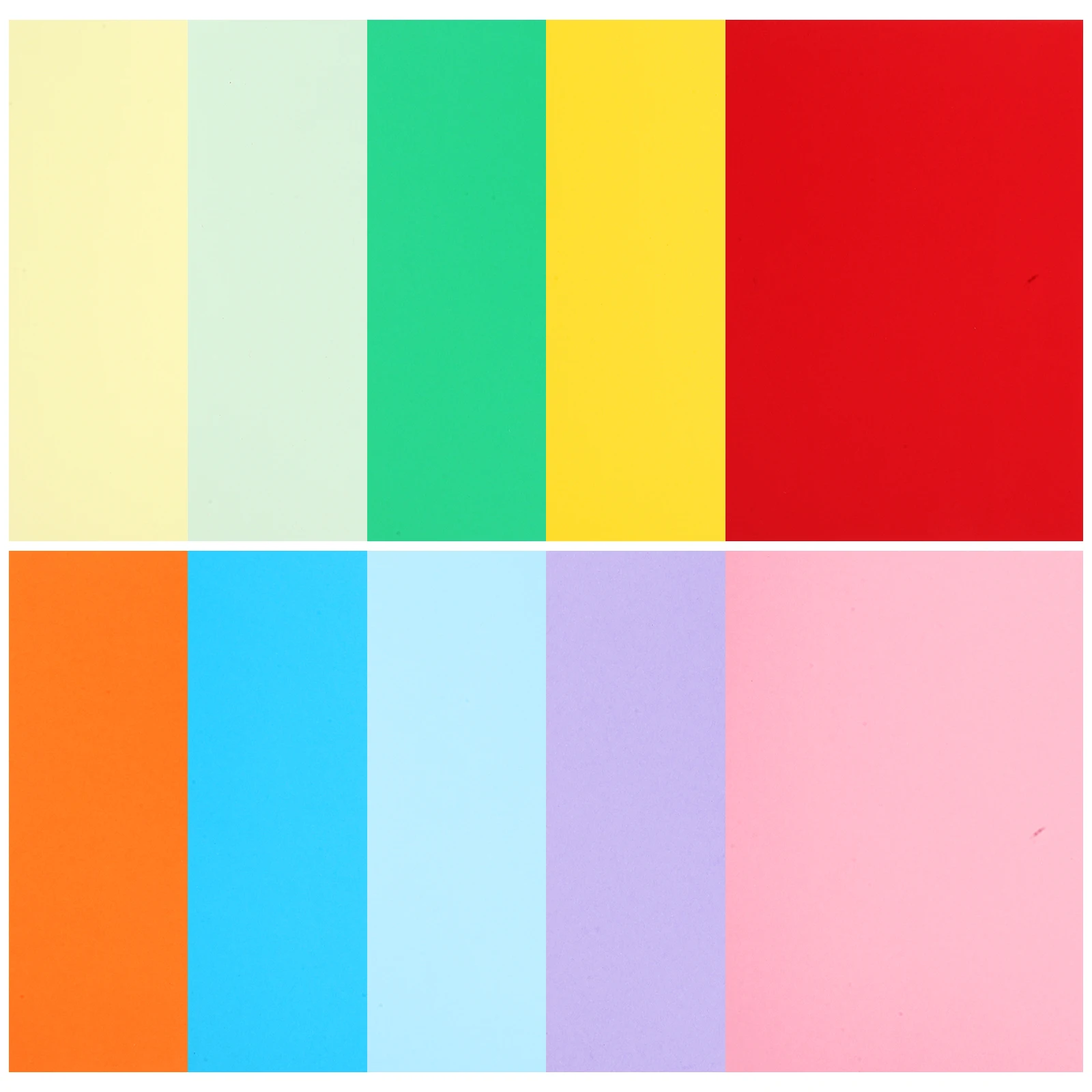 

50 Sheets Colored Copy Paper Construction Card Stock for Printer