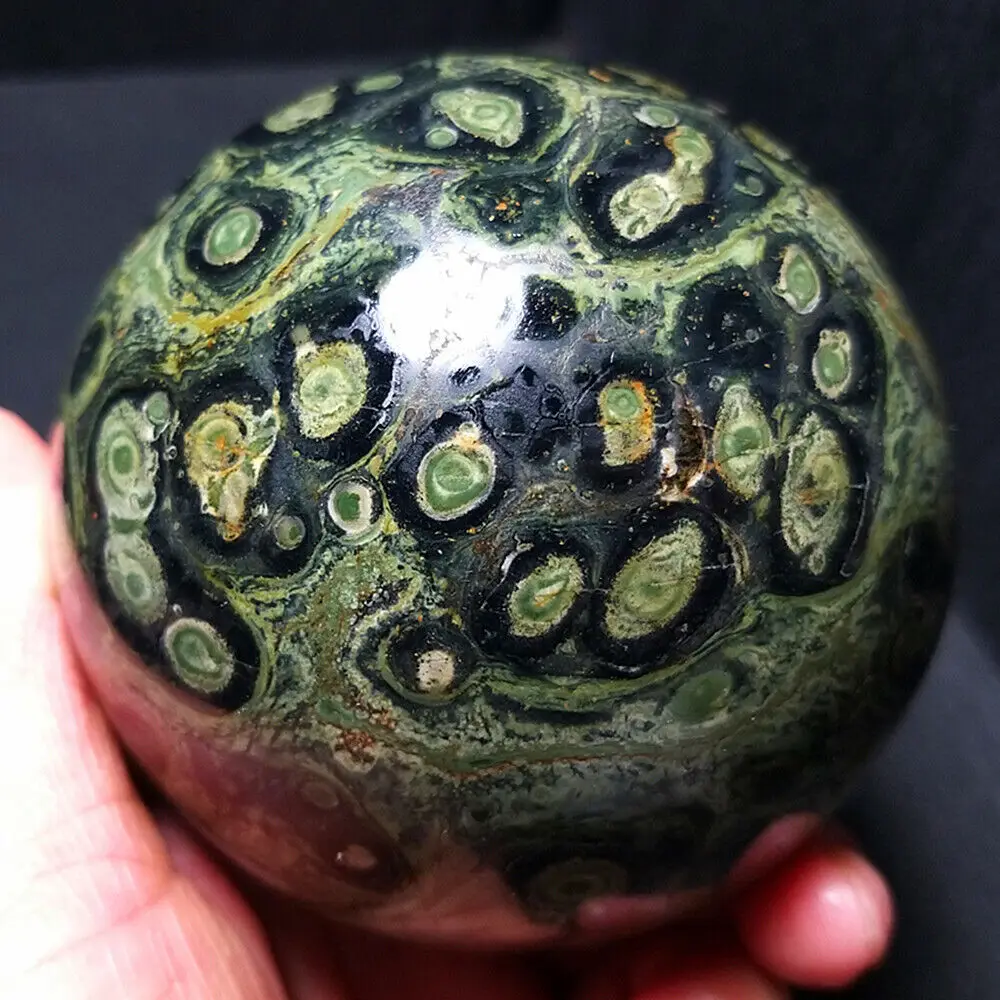 Natural Kambaba Jasper Sphere Quartz Crystal Ball Reiki Healing