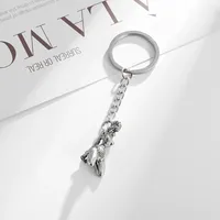 Creative Retro Bundled Sexy Prisoner of War Slave Statue Punk Keychain for Men and Women Personalized Trendy Jewelry Gifts