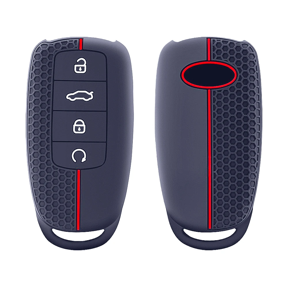 Silicone Car Key Case Cover For Chery Omoda C5 5 fx 7 Tiggo 8 PLUS 8 Pro 7 Pro Arrizo 5 PLUS 2021 2022 2023 Auto Accessories