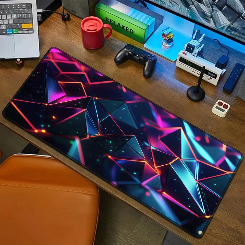 

3D-коврик для мыши с абстрактным рисунком, резиновый коврик для ноутбука XXL, игровой коврик для компьютера, аксессуары для геймеров
