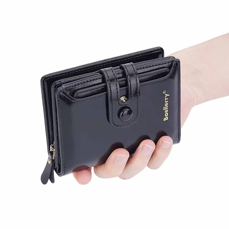 

Classic Retro Men Women Leather Short Wallets Anti-Theft Zipper Hasp Coin Purse Credit Card Holder Money Clip Handbag Carteira