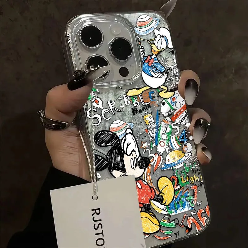 Engraçado ins disneys mickeys mouse caso de telefone para oppo a79 a58 a54s a53 a38 a33 a32 a31 a17 a16k a15 a7 4g 5g pena textura dura