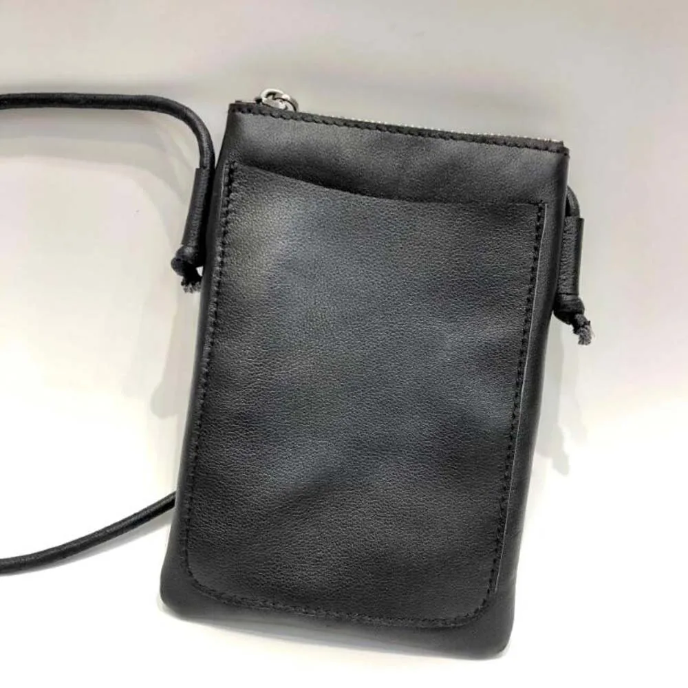 Small Genuine Leather Phone Purse Bag 100% Cowhide Leather Shoulder Bag Mini Women Crossbody Multi Purpose Trendy Purse