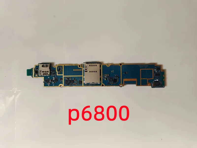 Global Firmware Good Motherboard for Samsung Galaxy Tab 7.7 P6800 Mainboard 3G&WIFI Logic Board Circuits Card Fee Flex Cable