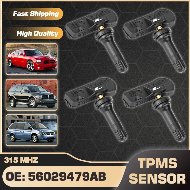 

Car TPMS Tire Pressure Sensor Monitoring System For Dodge Charger Dodge Durango Dodge Grand Caravan 2006-2009 56029479AB 315 MHz