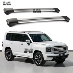 2Pcs Roof Bars for HAVAL H9  2024+ Aluminum Alloy Side Bars Cross Rails Roof Rack Luggage Load 100KG SUV