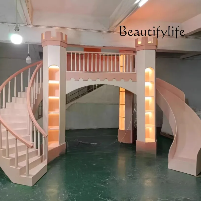 الأميرة الحديثة كاماس الرضع الأثاث المنزل الحرس القضبان سرير أطفال طابقين سلامة تصميم مخصص سرير الأطفال #5