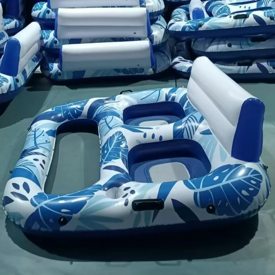 2026 Two Persons Inflatable Chair Pool Floats Float Chair Pool Float