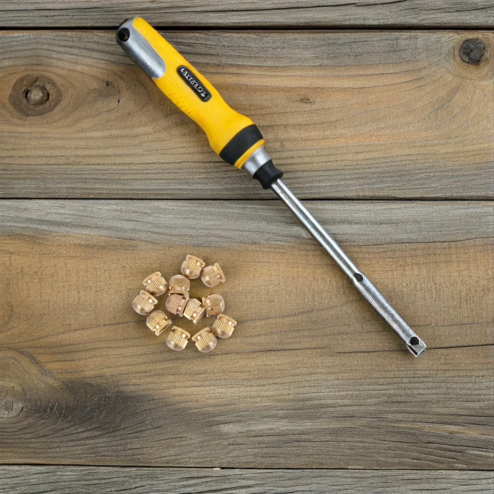 

12pcs Brass Lamp Finial Cap M6 Threaded Adapter For Ceiling Light Fixture Screw Nuts Holder Connector Golden Hardware Fitting