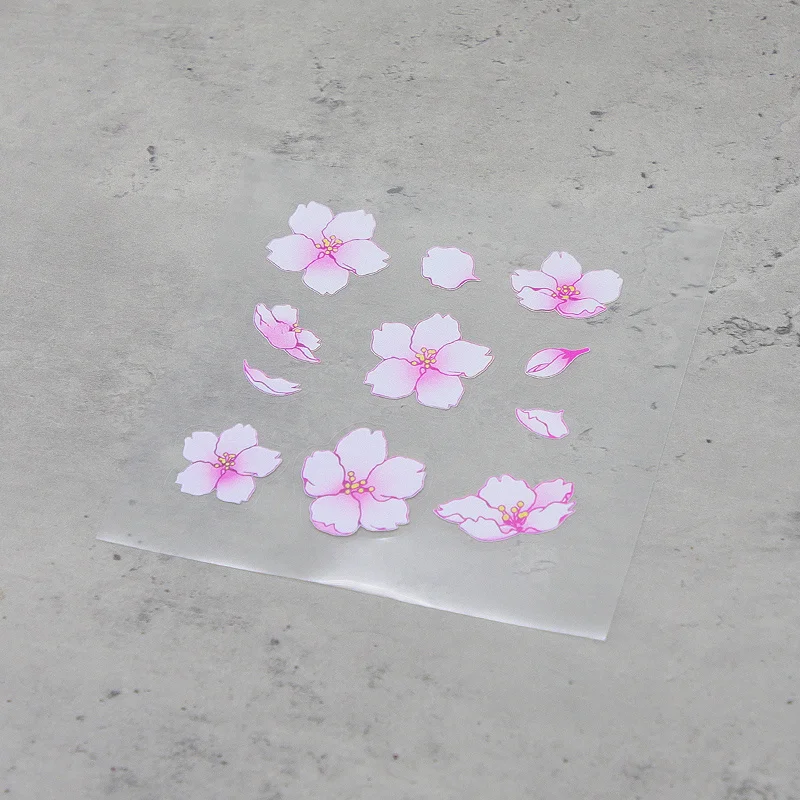 AliExpress NONE 1SET Sakura Cherry Blossom Sticker Waterproof Vinyl Decal for Bike Motorcycle Car Scooter, Floral Petal Decor
