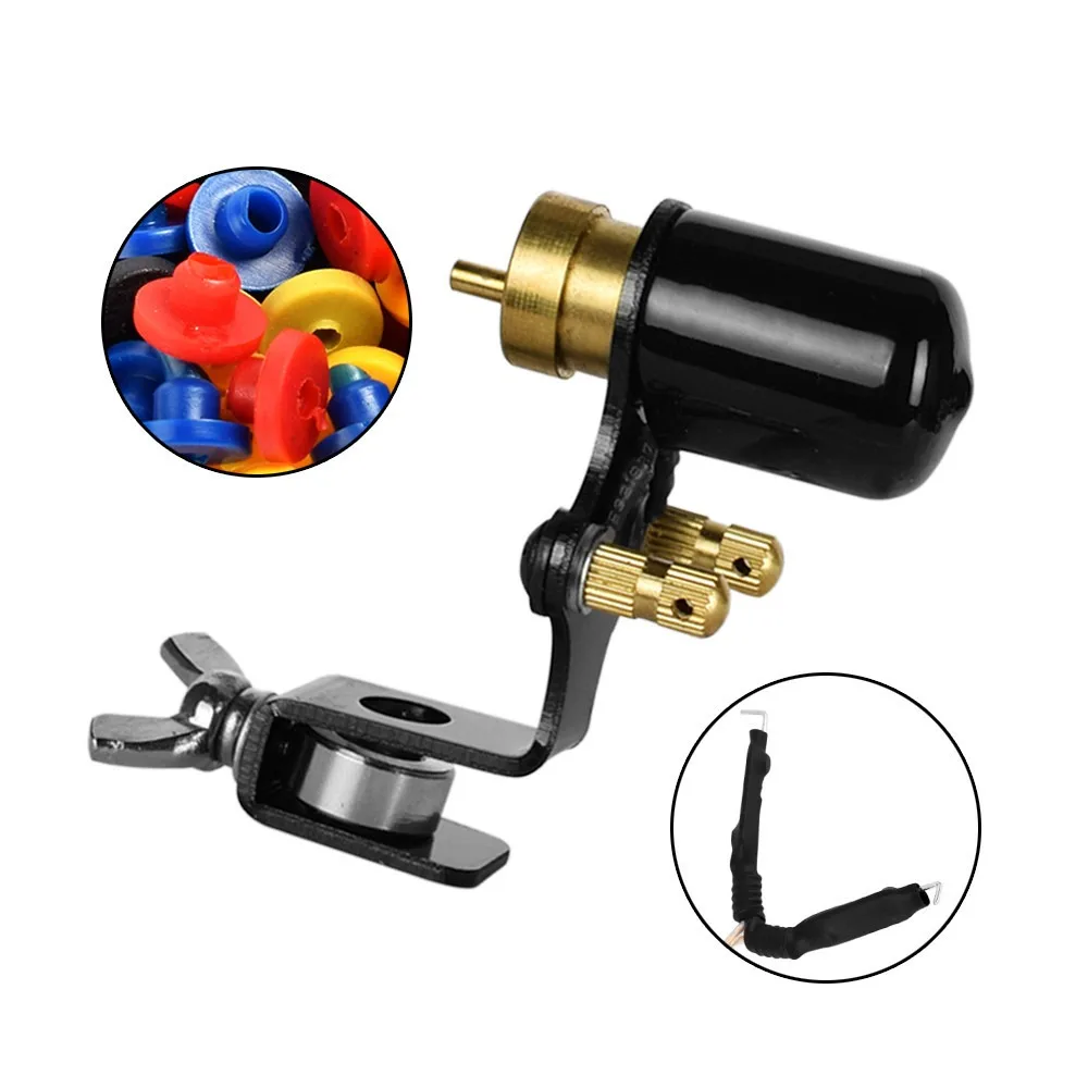 Professional Tattoo Cartridge Needles Silent Motorized Liner Shader Tattoo Machine Set Makeup Tool with Needle