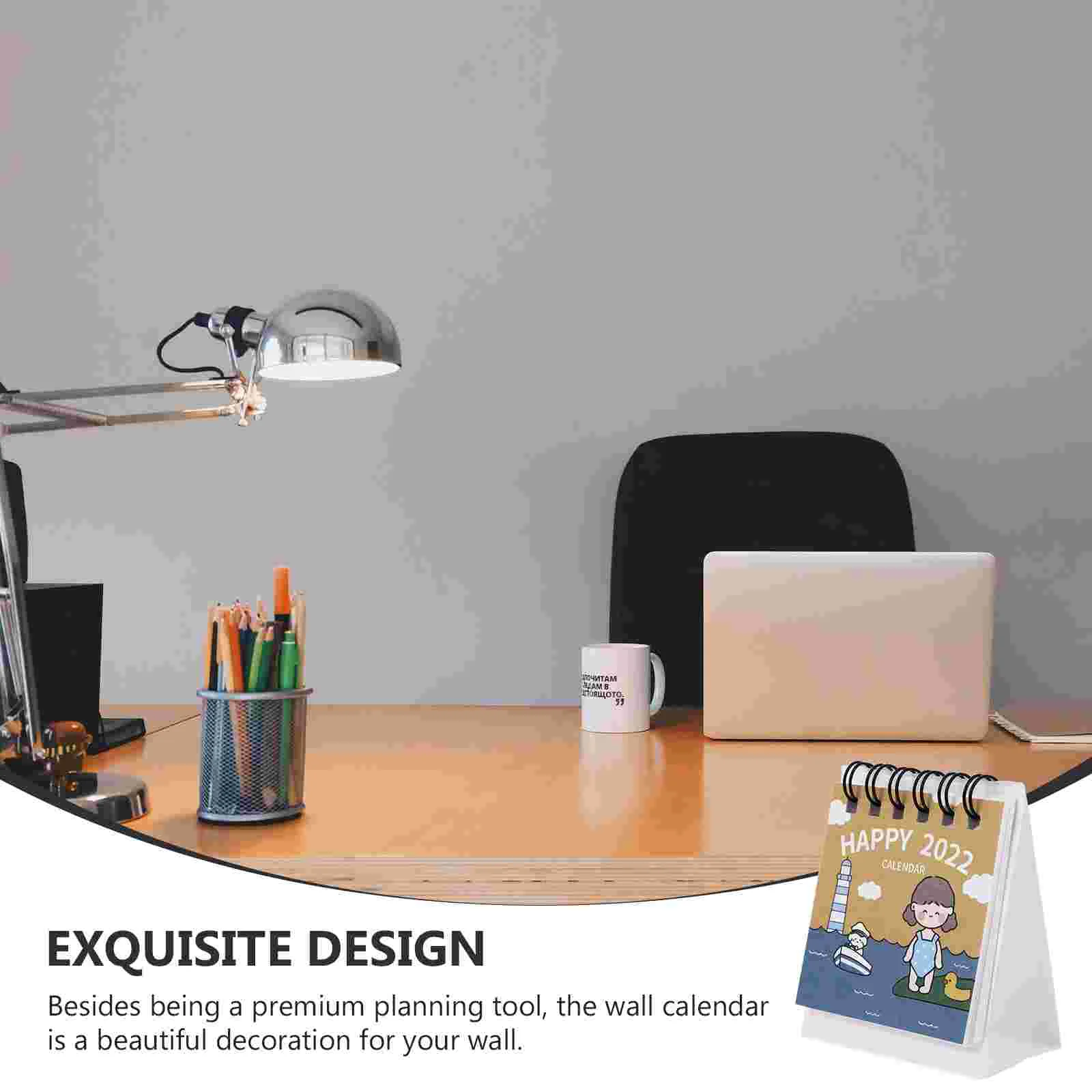 Small Desk Calendar Calendars Chic Note-taking Practical Daily Paper Office 2022 Desktop