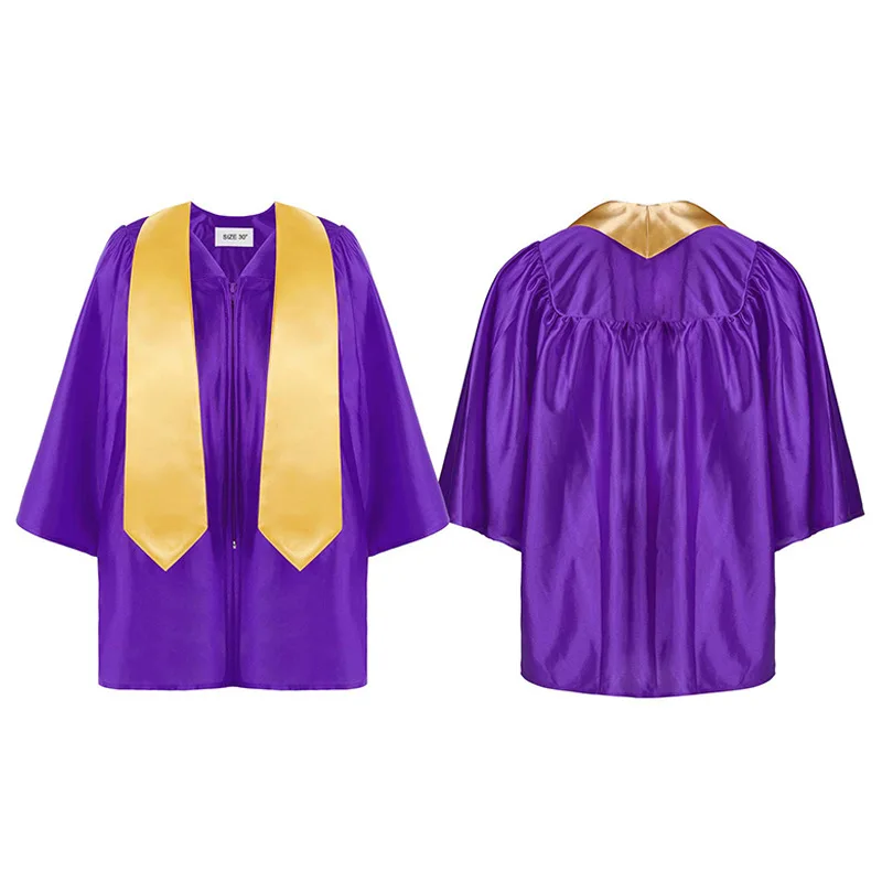Abbigliamento da dottorato per bambini Abbigliamento per la stagione di laurea Abbigliamento da bacino per studenti delle scuole primarie Uniforme per lezioni fotografiche
