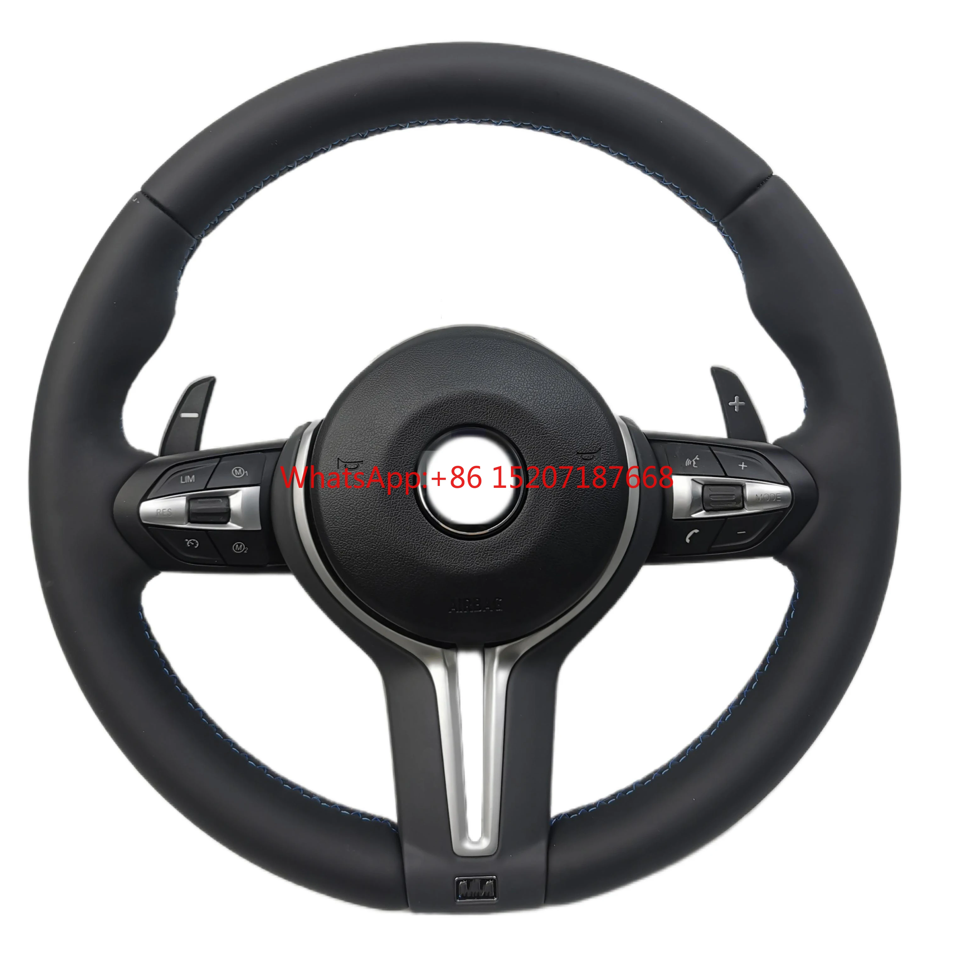 Best race steering wheel for  5 Series 3 Series M3 M5 F10 F30 E71 E90 Modified M Sport LED Thong Carbon Fiber steering wheel