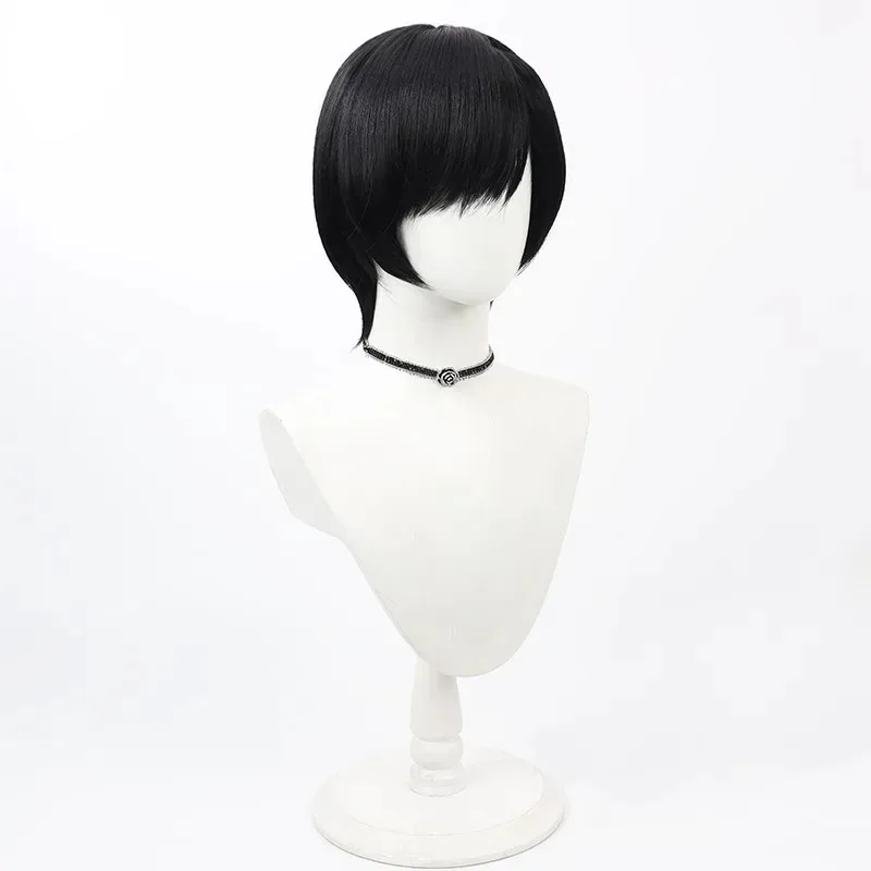 Cosplay [Free Man] Axis Powers Hetalia APH Honda Chrysanthemum Cos Wig Simulation Scalp Black Daily Short Teenager