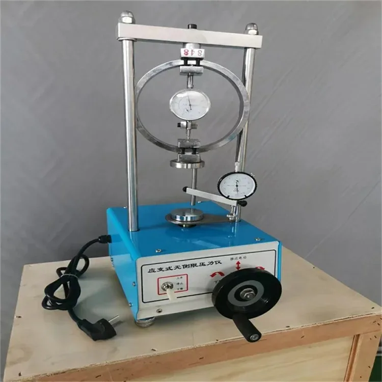 Manual Calcareous Earth Strain Controlled Unconfined Pressure Gauge 4